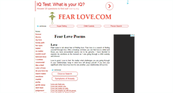 Desktop Screenshot of fearlove.com